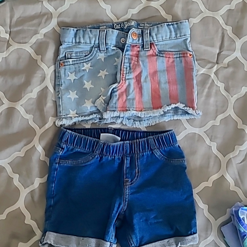 Girls demin shorts